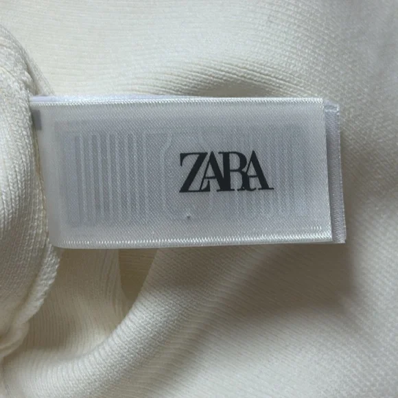 Zara Knit Long Sleeve Bow Dress Size XS - Picture 12 of 12